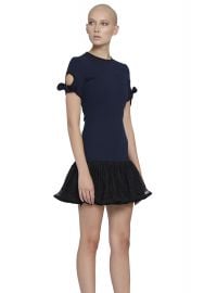 By Johnny The Belinda Tie Sleeve Tee Mini Dress at By Johnny.